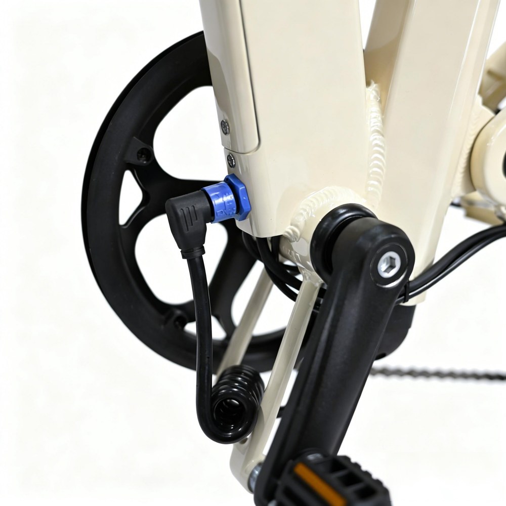 Seat-tube battery connection